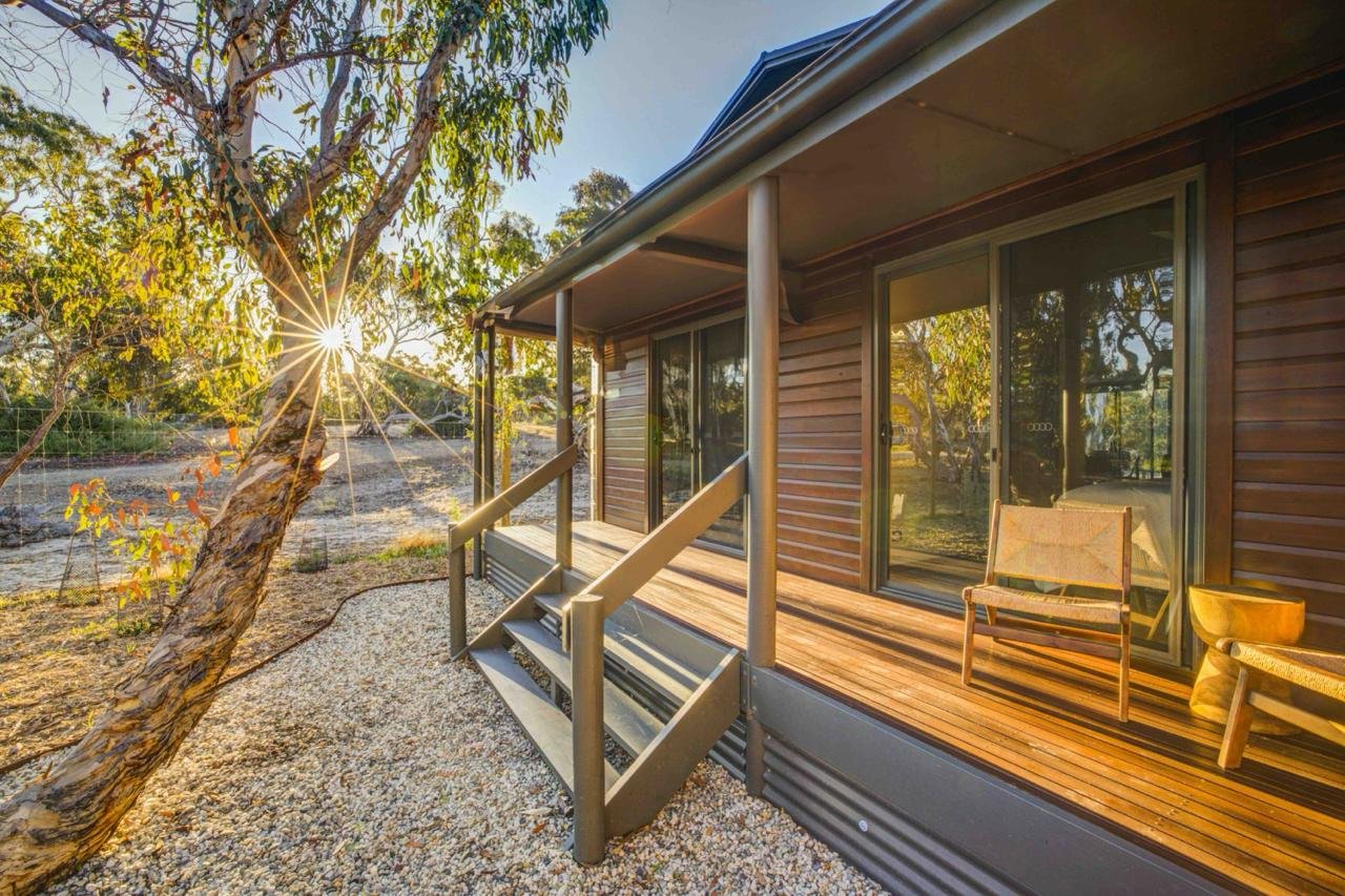 Rear of the hideaway